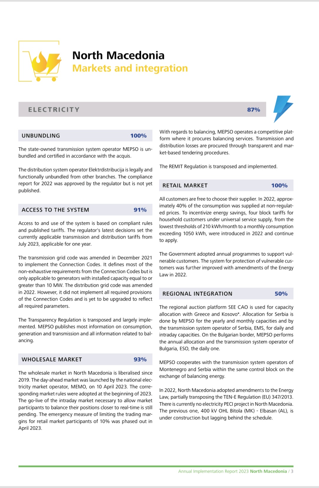 Годишен Извештај на Европската енергетска заедница