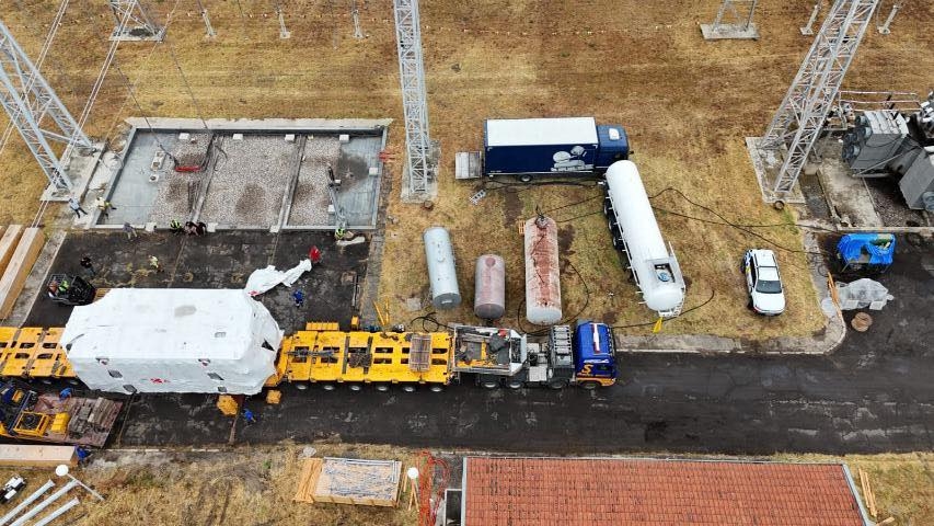 Пристигна новиот 400/110 kV трансформатор во ТС Дуброво стратешка инвестиција за справување со предизвиците во преносниот систем