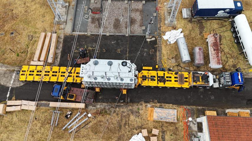 Пристигна новиот 400/110 kV трансформатор во ТС Дуброво стратешка инвестиција за справување со предизвиците во преносниот систем
